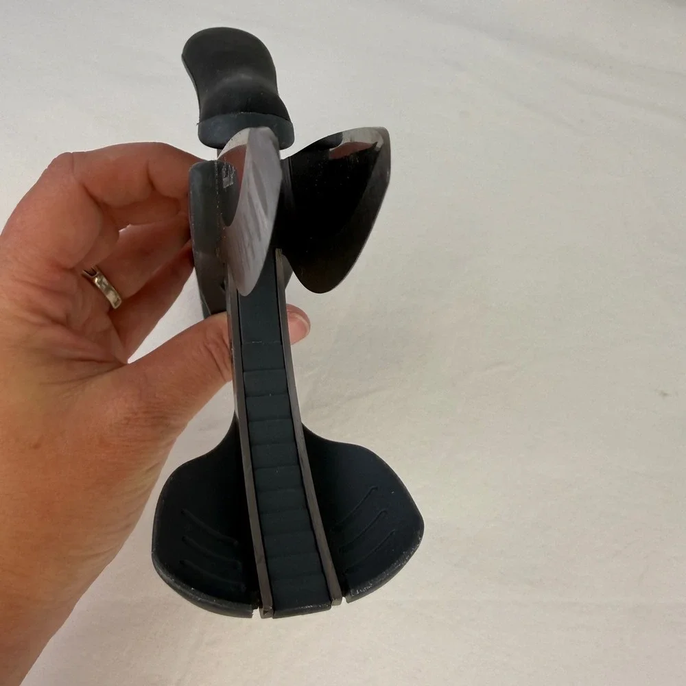 Pampered Chef Salad Chopper Black Titanium Coated Double Blade Shears 2582